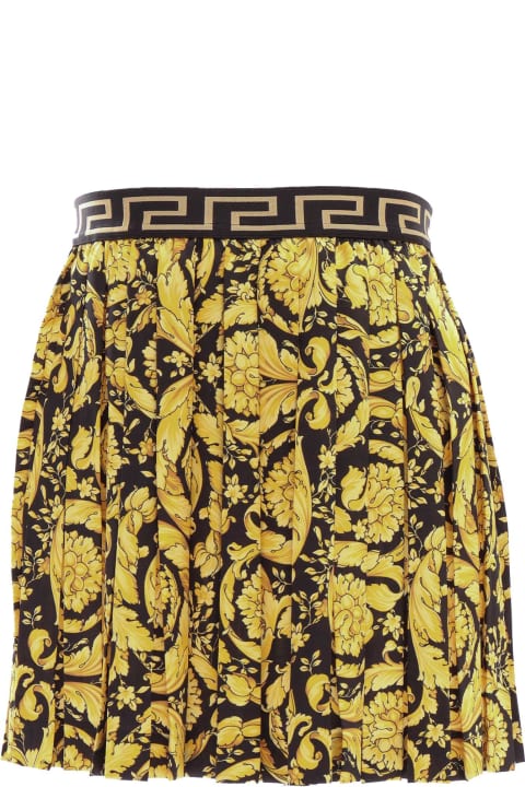 Bottoms for Girls Versace Baroque Skirt