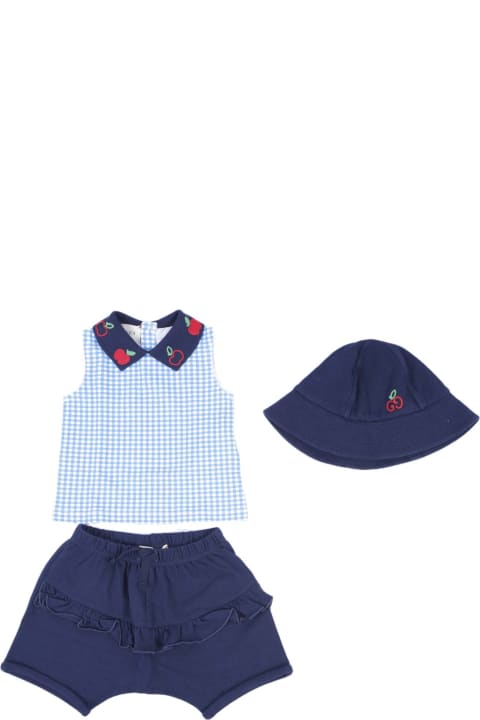 Gucci for Kids Gucci Cotton T-shirt, Shorts And Hat