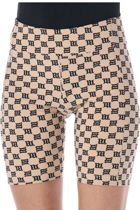 Shorts MISBHV Monogram Biker Shorts Black/ Beige