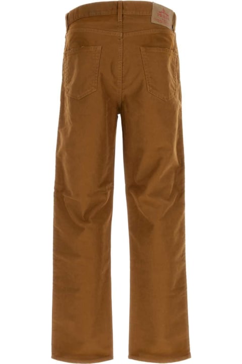 Prada Pants for Men Prada Light Brown Cotton Pant