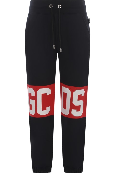 GCDS Fleeces & Tracksuits for Men GCDS Trousers Gcds "bande Logo" In Cotton