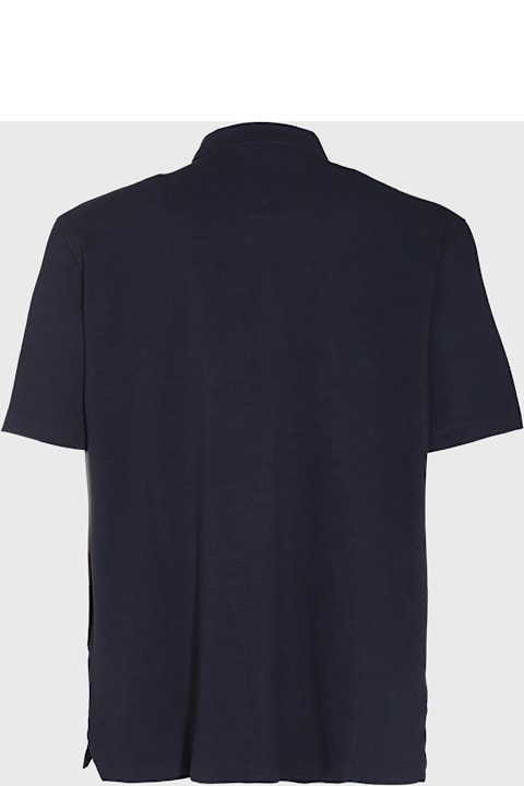Homeware Bottega Veneta Black Cotton Polo Shirt