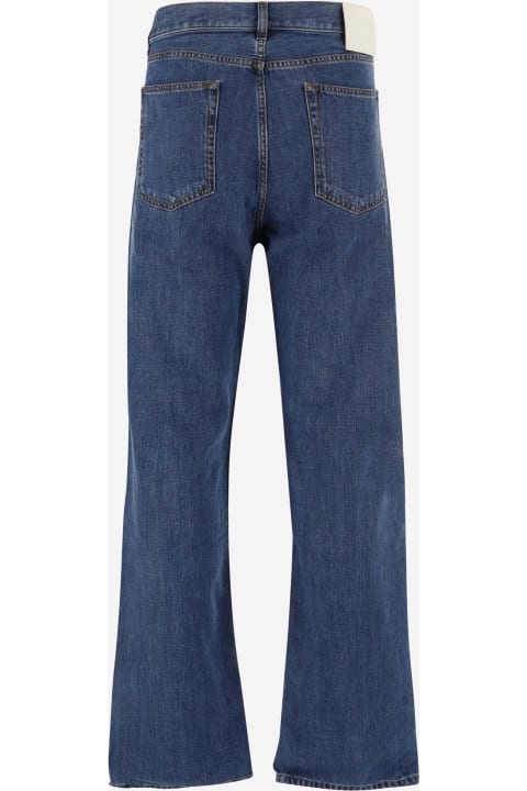 メンズ Valentinoのデニム Valentino Cotton Blend Denim Jeans