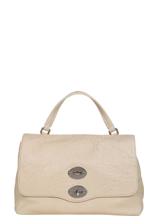 Bags for Women Zanellato Postina S Sansone In Talc Color Leather