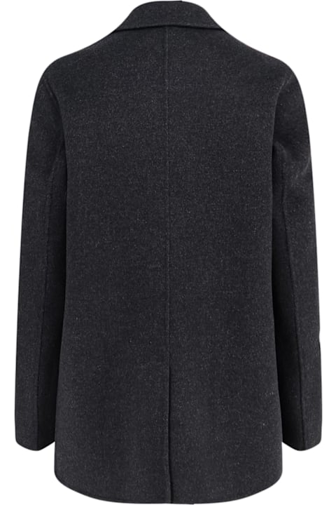 Paltò Ariella Double-breasted Wool Coat