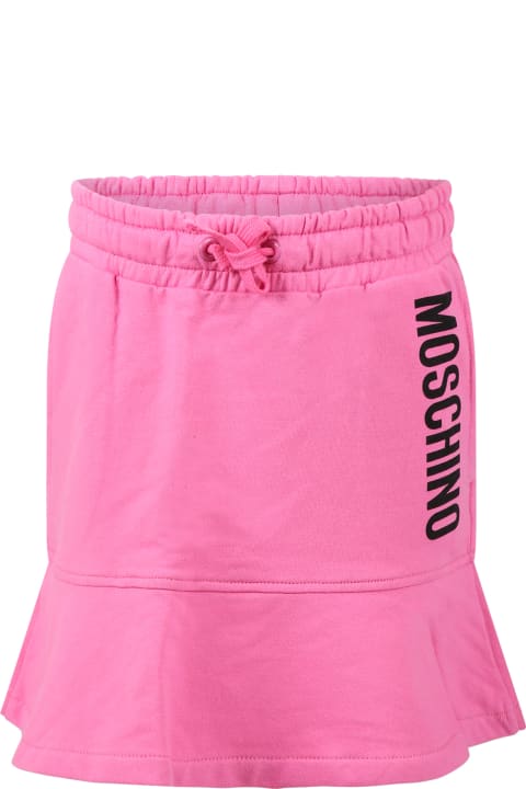 Moschino for Kids Moschino Multicolor Skirt For Girl With Logo