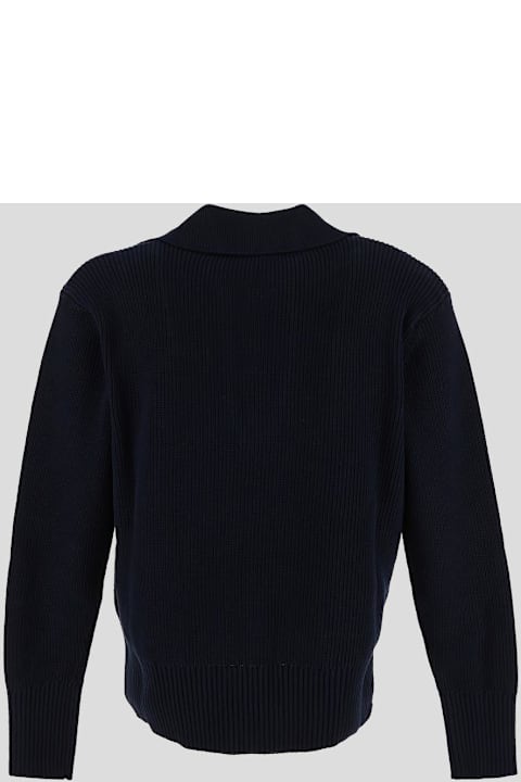 Lardini for Men Lardini Ribbed Collar Sweater