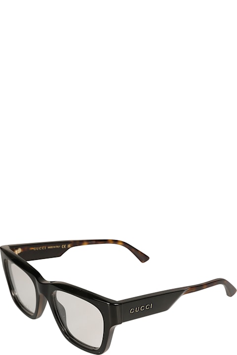 Homeware Gucci Eyewear Square Logo Lens Frame