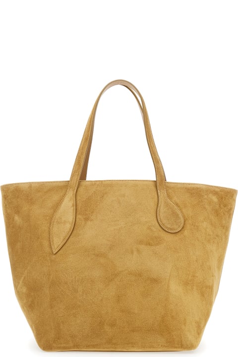 Little Liffner Bags for Women Little Liffner 'sprout' Beige Tote Bag With Open Top In Suede Woman