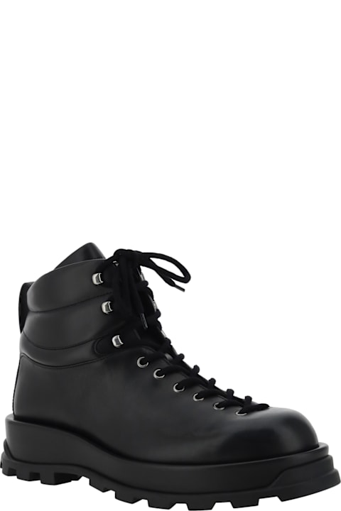 Jil Sander Boots for Men Jil Sander Leather Ankle Boots
