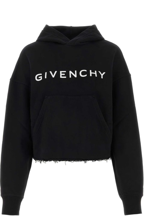 Clothing for Women Givenchy Black Cotton Sweatshirt