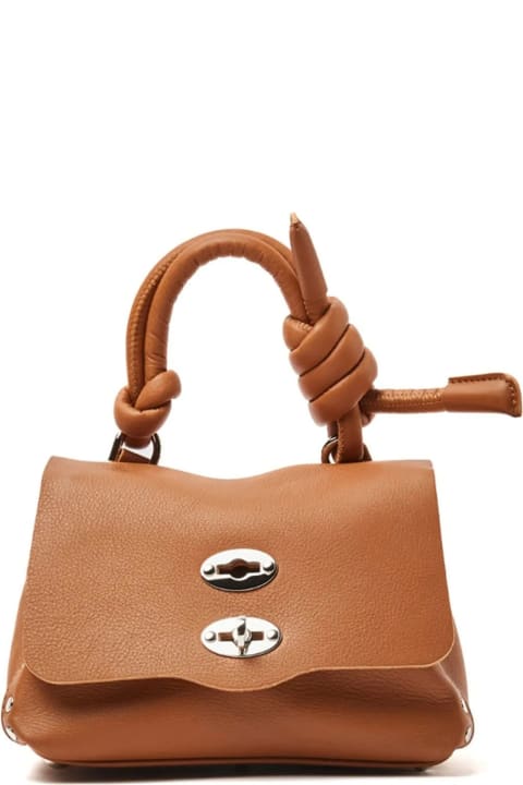 Zanellato for Women Zanellato Postina Piuma Knot Bag In Leather