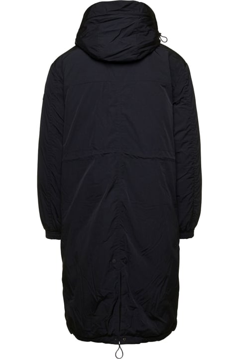TATRAS Coats & Jackets for Men TATRAS 'rengo' Black Hooded Parka Jacket With Logo Patch In Nylon Man
