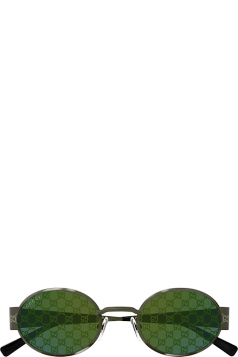 Homeware Gucci Eyewear Gucci Gg1854s Linea Sign 003 Green Sunglasses