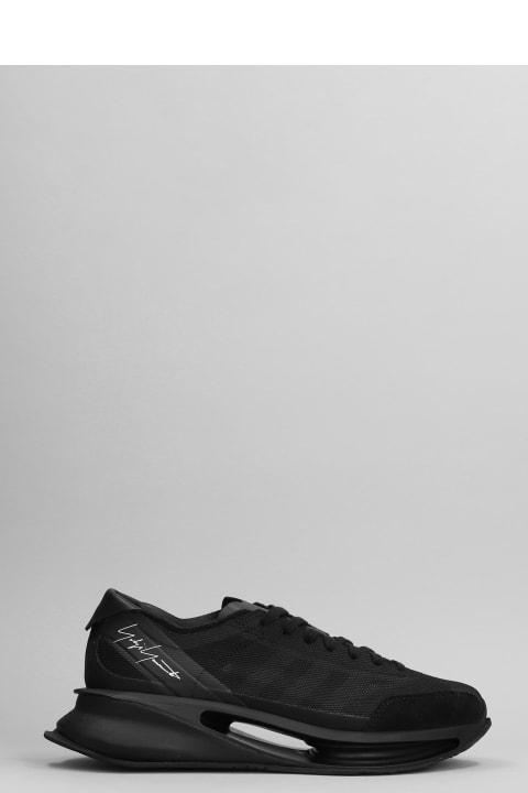 Y-3 Shoes for Men Y-3 S-gendo Run Sneakers In Black Canvas