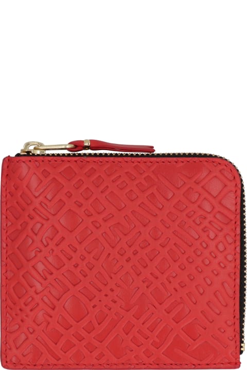 إكسسوارات لـ القسم الرجالي Comme des Garçons Wallet Leather Zipped Coin Purse