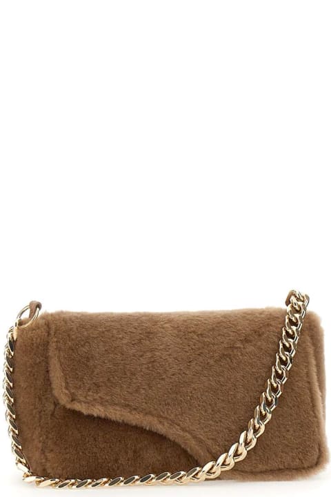 Atp Atelier "cavour" Shearling Shoulder Bag