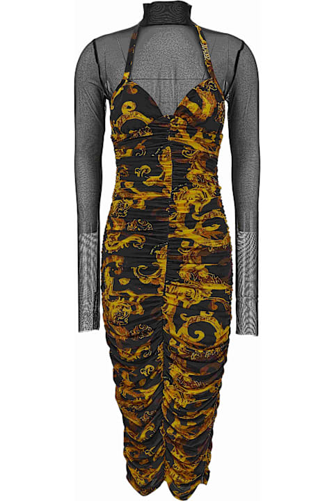 Homeware Versace Jeans Couture Versace Jeans Couture Black Long Dress