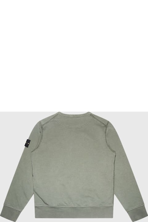 آخر صيحات الموضة من بنات Stone Island Green Cotton Sweatshirt