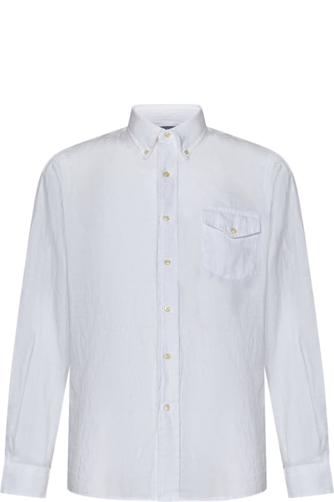 Polo Ralph Lauren Shirts for Men Polo Ralph Lauren White Linen Shirt