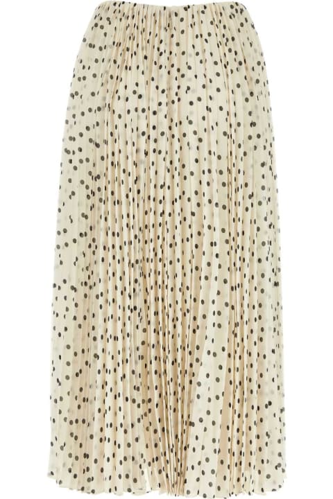 ウィメンズ新着アイテム Saint Laurent Printed Georgette Skirt