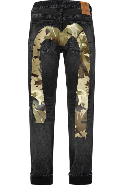 Black Cotton Denim Jeans