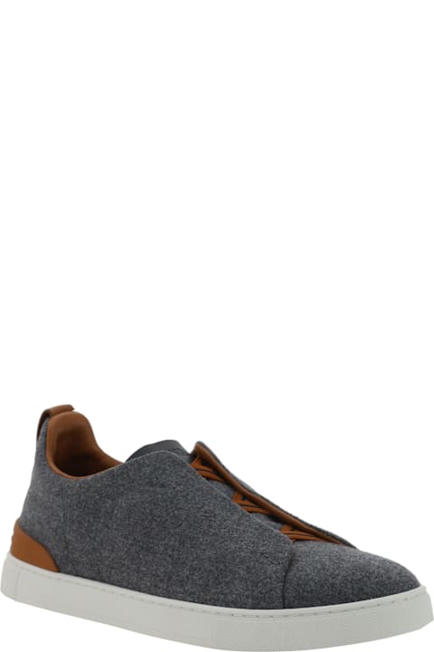 Zegna Sneakers for Men Zegna Triple Stitch Sneakers