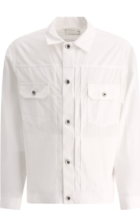 Sacai Shirts for Men Sacai Long Sleeved Thomas Mason Shirt