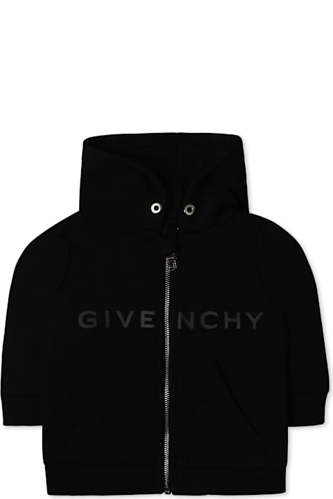 Givenchy Sweaters & Sweatshirts for Baby Boys Givenchy Black Sweatshirt For Baby Boy With Logo