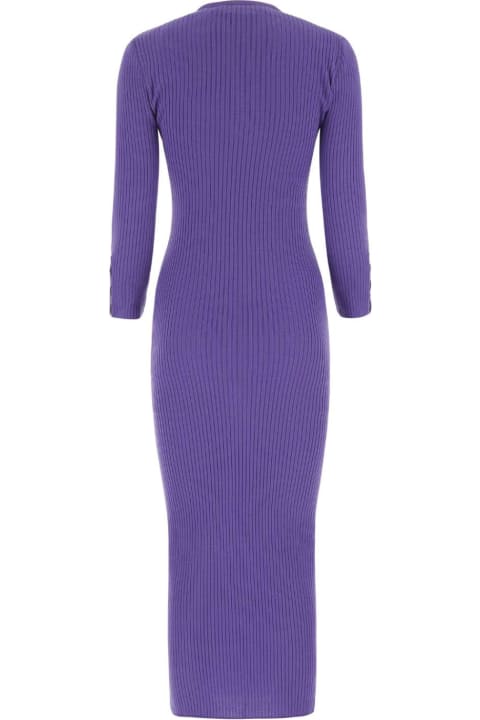 ウィメンズ新着アイテム Moschino Purple Wool Dress