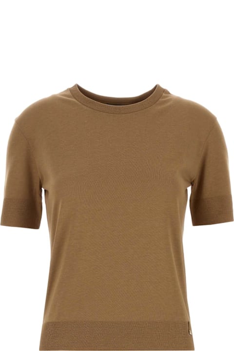 Homeware Herno Camel Lyocell Blend T-shirt