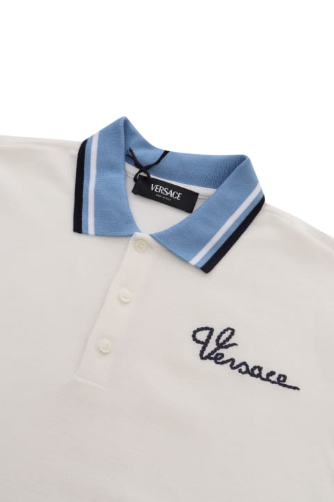 Versace for Kids Versace Polo With Logo