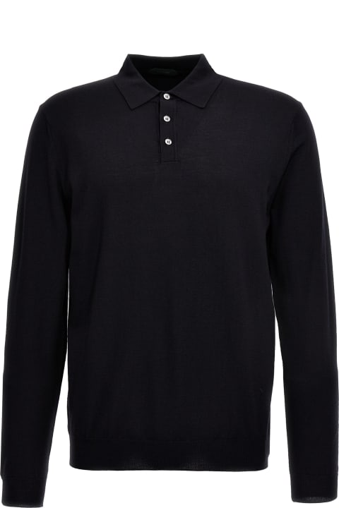 Zanone Clothing for Men Zanone Wool Polo Shirt