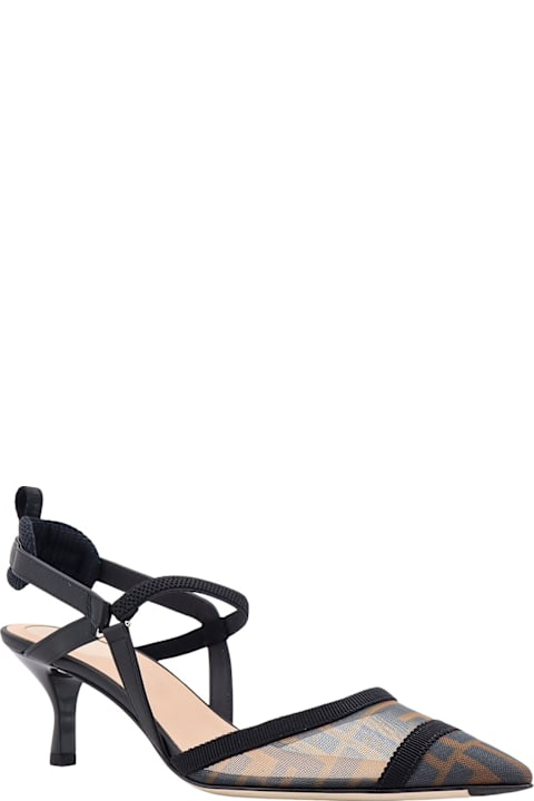 Fendi Colibrì Lite Pumps In Ff Mesh
