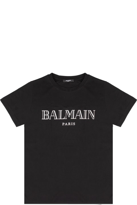 Balmain for Girls Balmain Cotton T-shirt With Logo