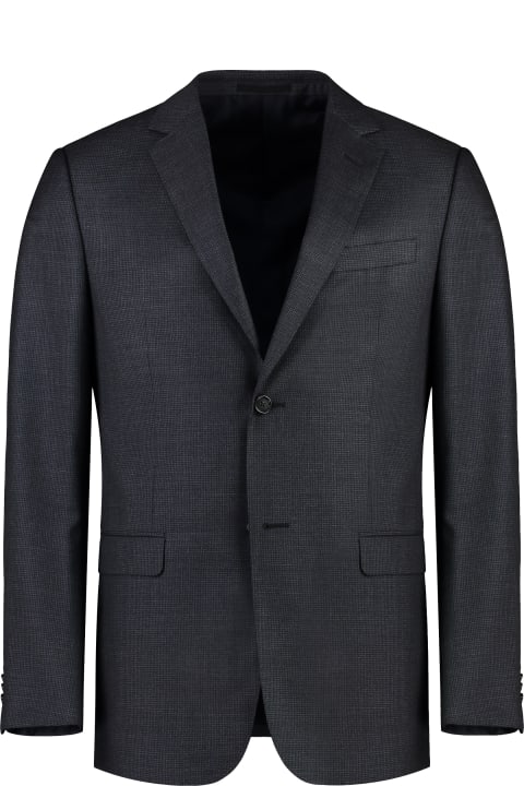 الملابس لـ القسم الرجالي Z Zegna Wool Two-pieces Suit