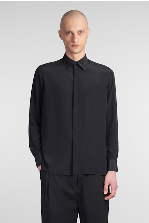 Laneus for Women Laneus Shirt In Black Silk