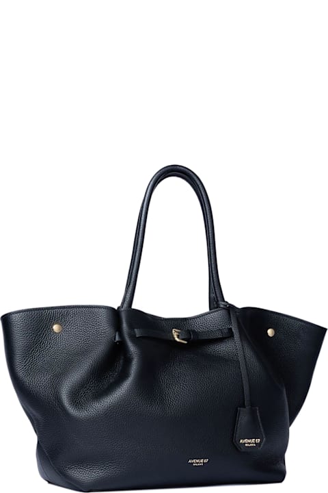 Avenue 67 for Women Avenue 67 Black Leather Charlotte Bag