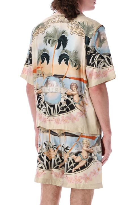 Fashion for Men AMIRI Cherub Bowling Shirt