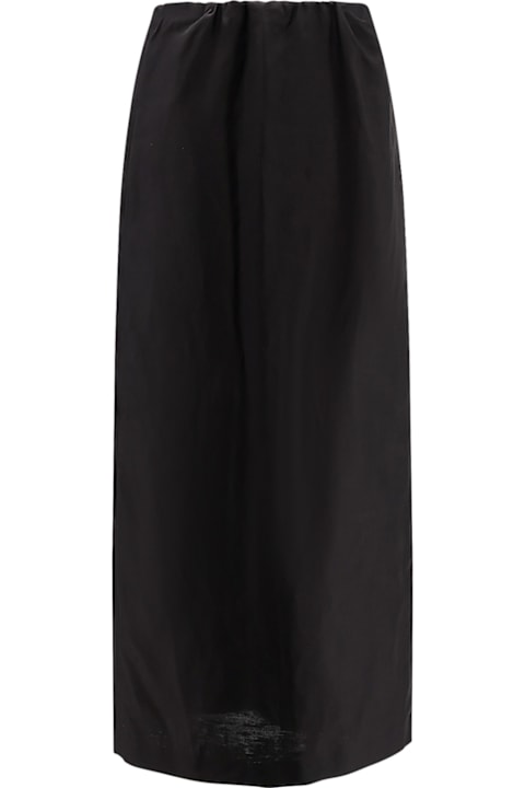 Homeware The Row Saul Cotton And Silk Long Skirt