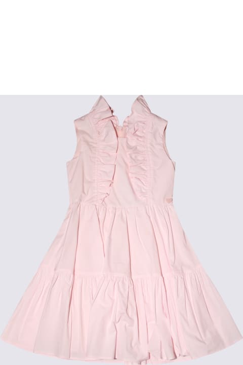 Monnalisa Jumpsuits for Girls Monnalisa Antique Pink Cotton Dress