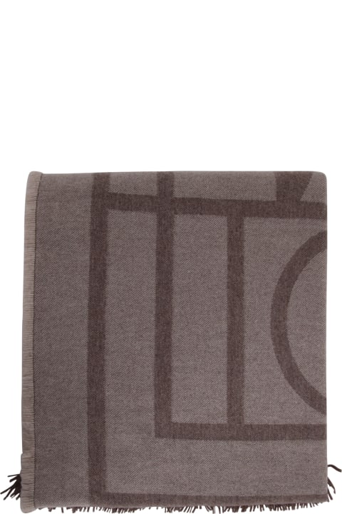 Toteme - Monogram Wool and Cashmere Graphite Scarf 213894808 - buy with  Romania delivery at Symbol