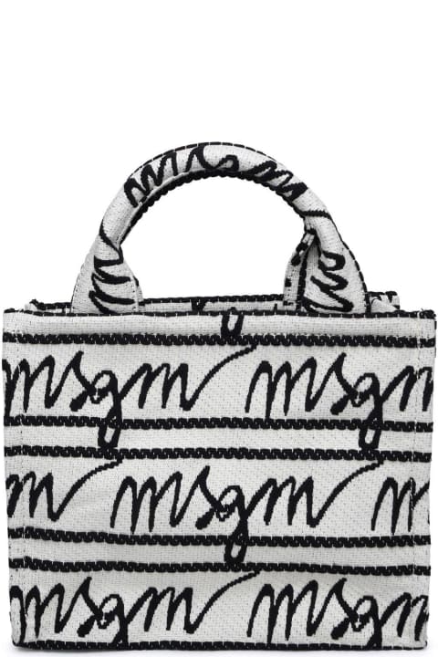 MSGM for Women MSGM Small 'tote' Two-tone Tela Bag