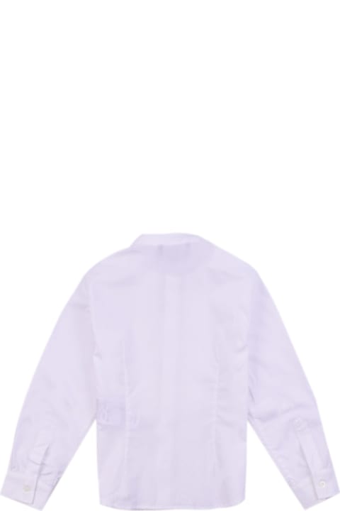 Cotton Shirt With Pleated Detail