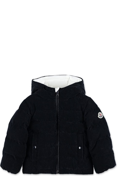 Moncler for Baby Boys Moncler Black Down Jacket Baby Boy