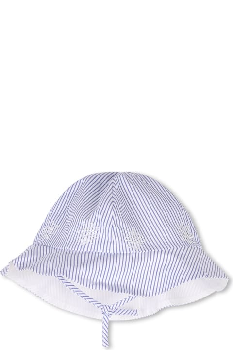 Accessories & Gifts for Girls Chloé Cappello A Righe Con Ricamo
