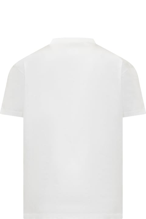 Dsquared2 for Men Dsquared2 Cotton T-shirt With Contrasting Logo Print