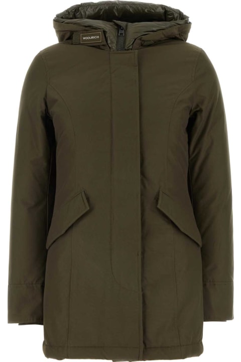 Homeware Woolrich Army Green Cotton Down Jacket