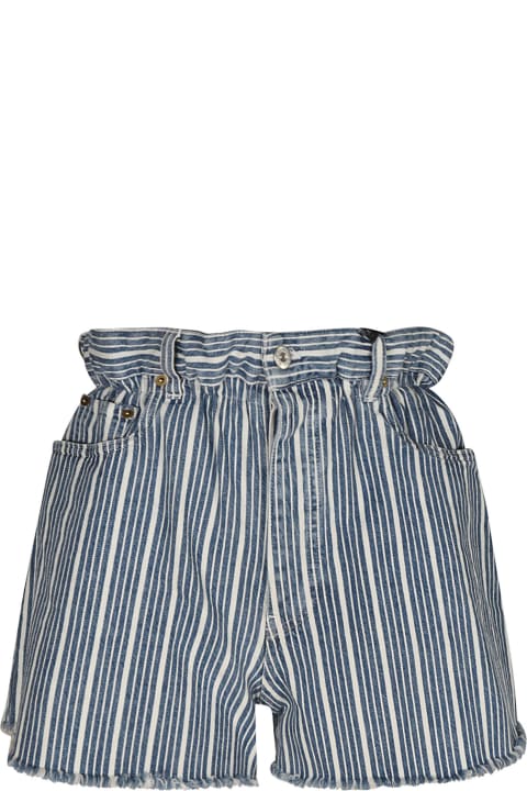 Miu Miu Pants & Shorts for Women Miu Miu Stripe Shorts