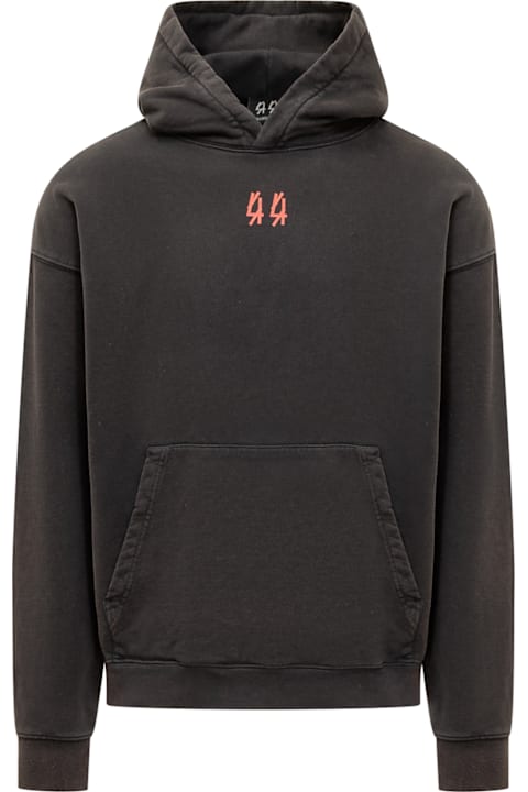 44 Label Group سترات صوف وبدل رياضية لـ القسم الرجالي 44 Label Group Hoodie With Logo